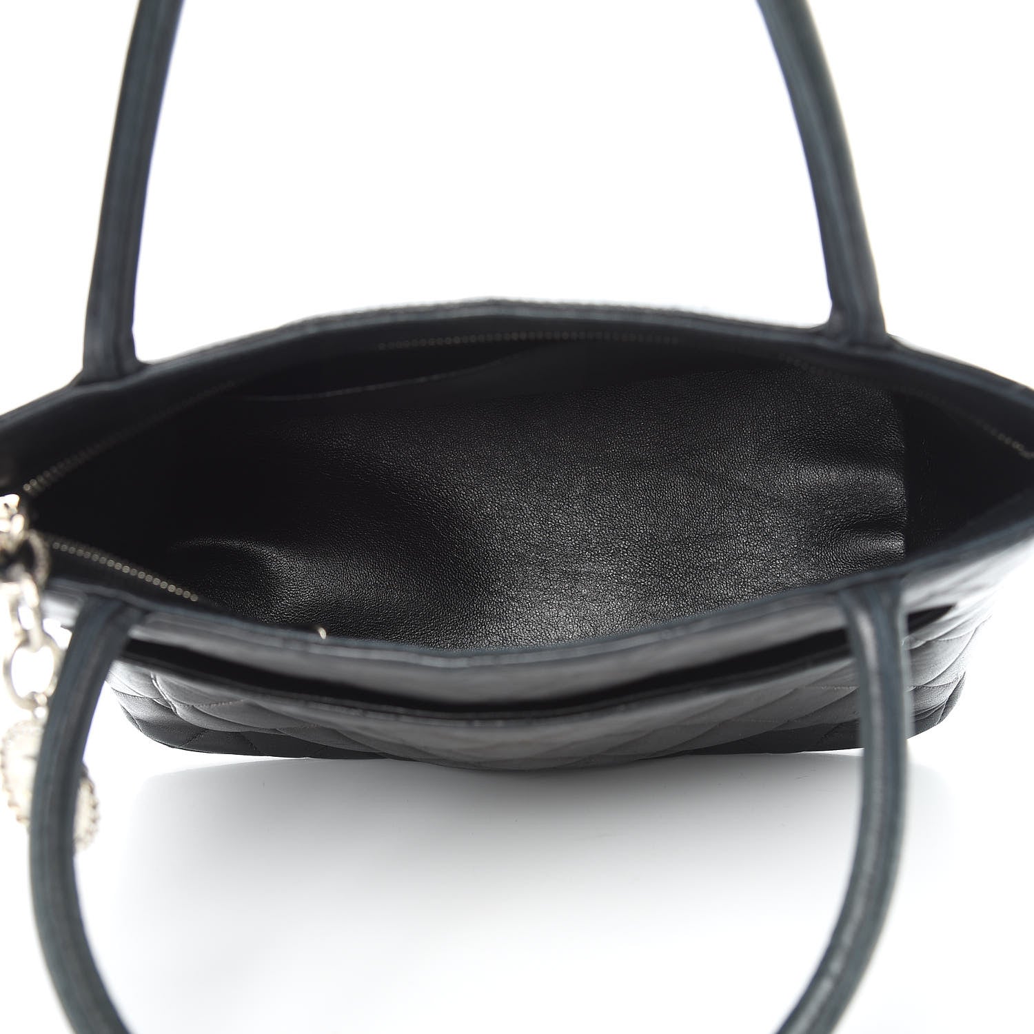 Chanel Lambskin Quilted Medallion Tote Black 5 of 20