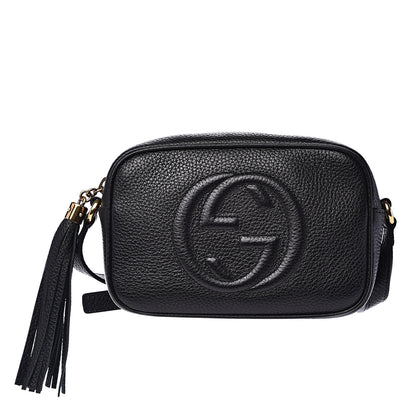 Gucci Pebbled Calfskin Mini Soho Disco Bag Black 1 of 10