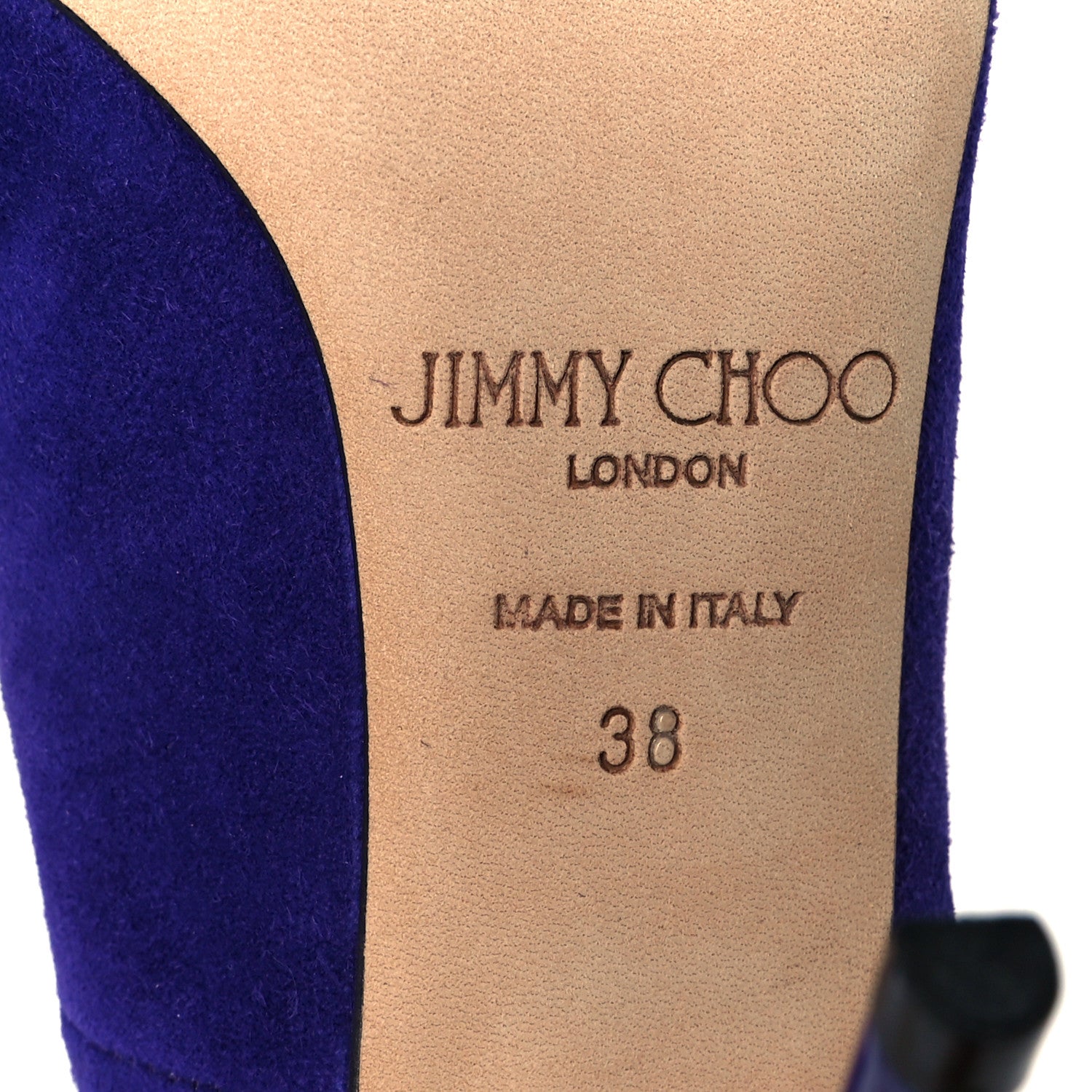 Jimmy Choo Suede Abel Pumps 38 Violet 8 of 9