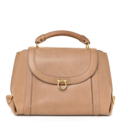 Salvatore Ferragamo Calfskin Suzanna Satchel Yuta 1 of 23
