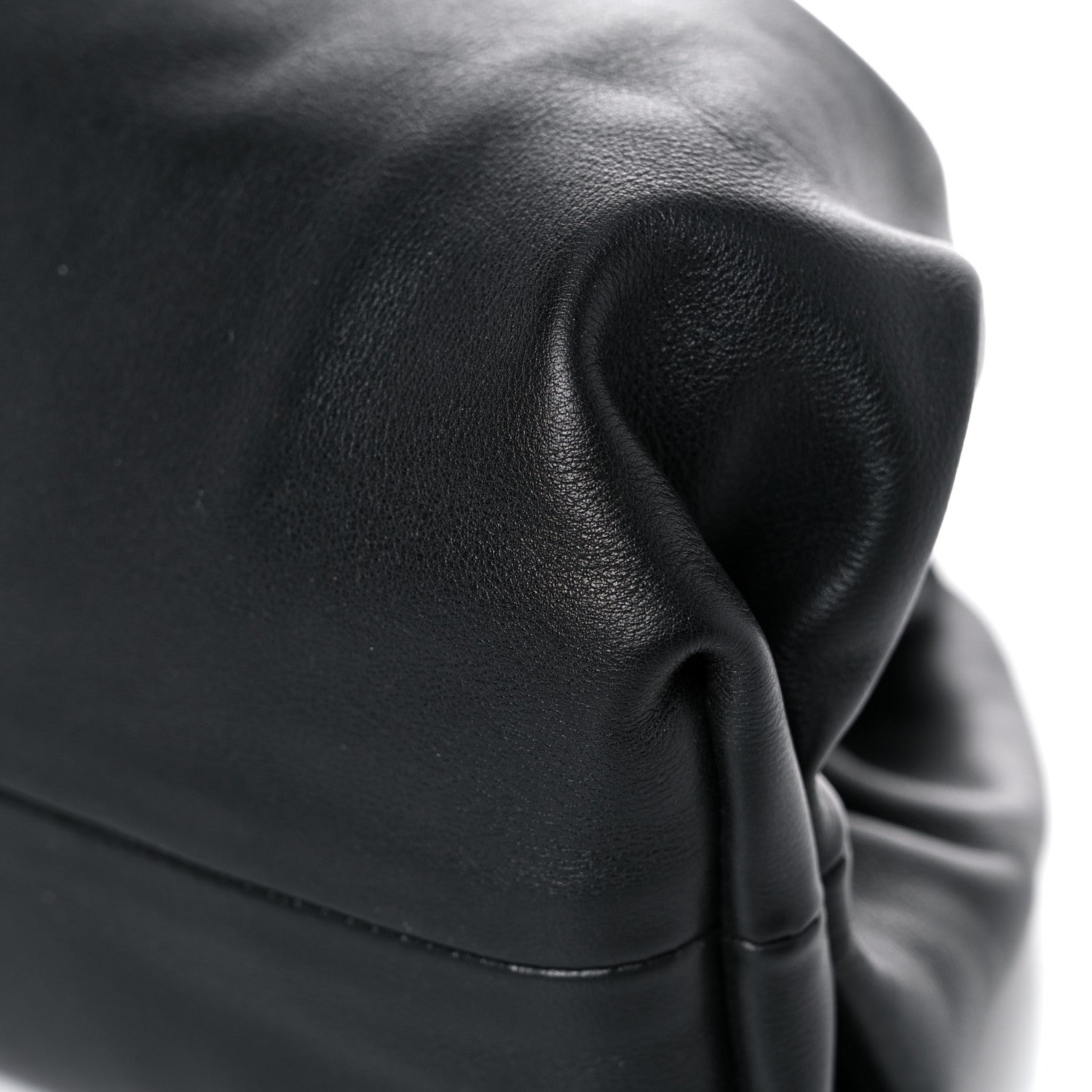 Bottega Veneta Smooth Butter Calf The Pouch Oversized Clutch Black 9 of 22