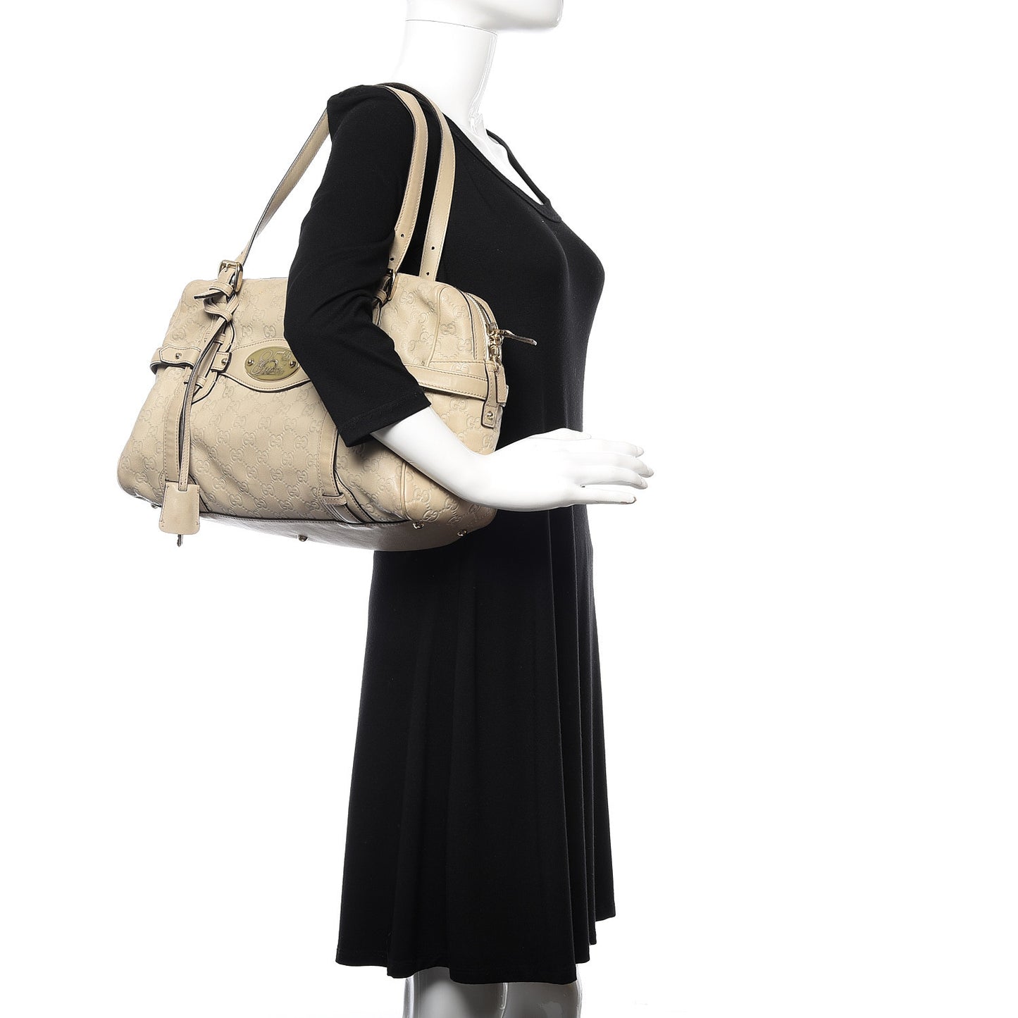 Guccissima 85th Anniversary Large Boston White