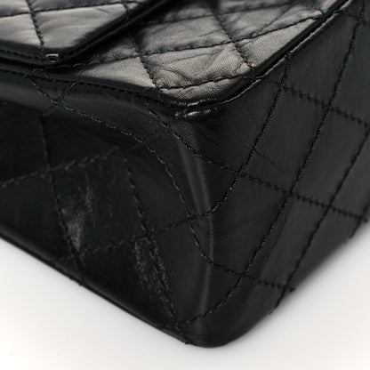 Chanel Aged Calfskin Quilted 2.55 Reissue Mini Flap Black 9 of 14