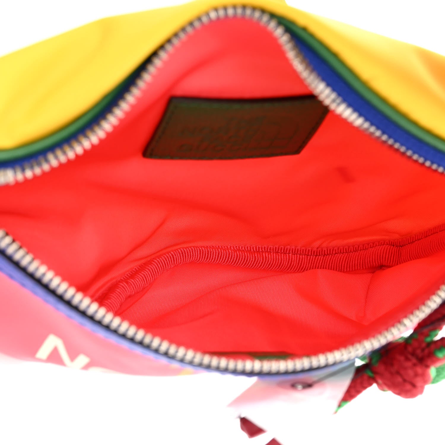 Gucci X THE NORTH FACE Econyl Nylon Belt Bag Pink Multicolor 5 of 11