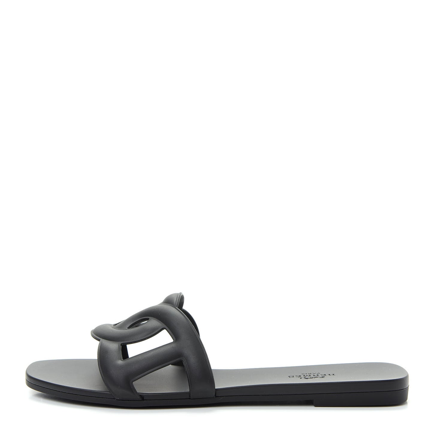 Rubber Aloha Sandals 38 Black