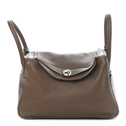 Hermes Taurillon Clemence Lindy 30 Etoupe 1 of 9