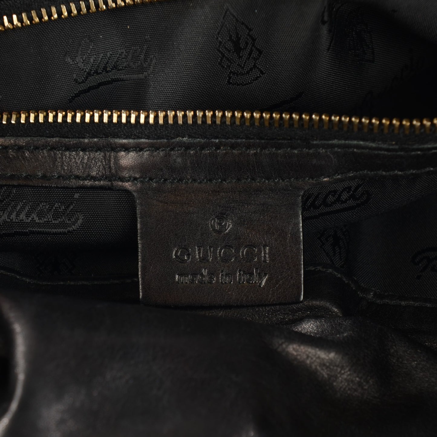 Patent Large Hysteria Top Handle Bag Black
