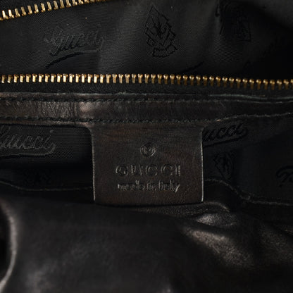 Gucci Patent Large Hysteria Top Handle Bag Black 5 of 7