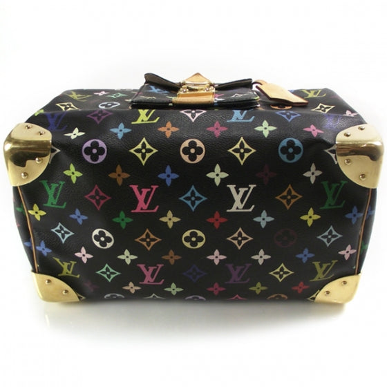 Louis Vuitton Monogram Multicolor Speedy 30 Black 4 of 9