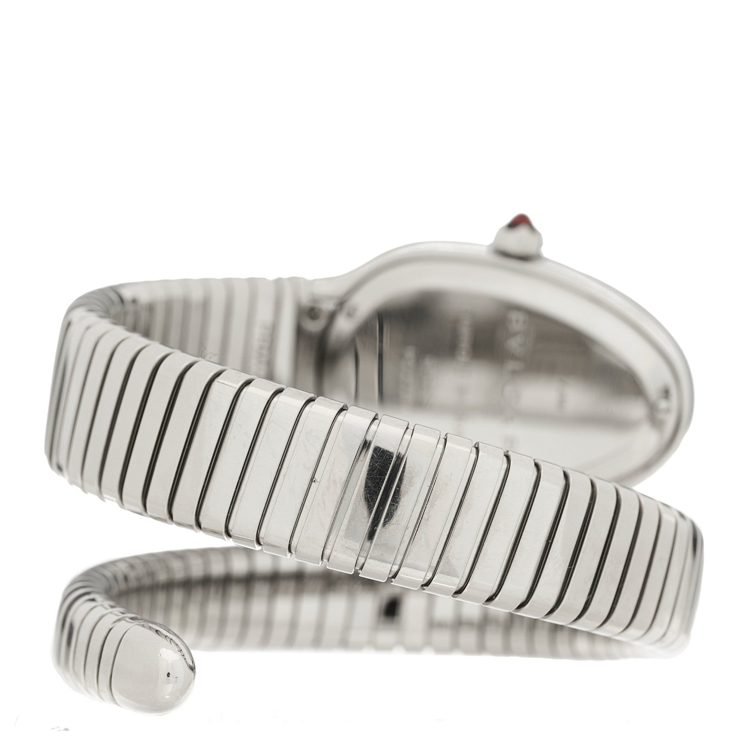 Bulgari Stainless Steel Diamond Bezel 35mm Serpenti Tubogas Quartz Watch 3 of 4