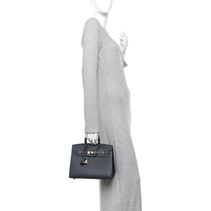 Hermes Epsom Birkin Sellier 25 Gris Misty 2 of 15