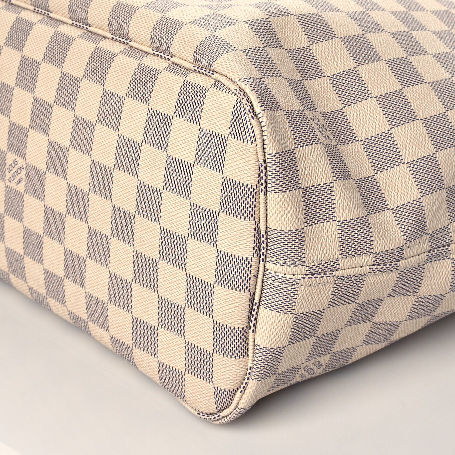 Louis Vuitton Damier Azur Neo Neverfull MM Rose Ballerine 11 of 12
