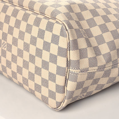 Louis Vuitton Damier Azur Neo Neverfull MM Rose Ballerine 11 of 12