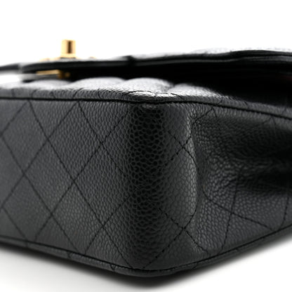 Chanel Caviar Quilted Small Double Flap Black 10 of 11