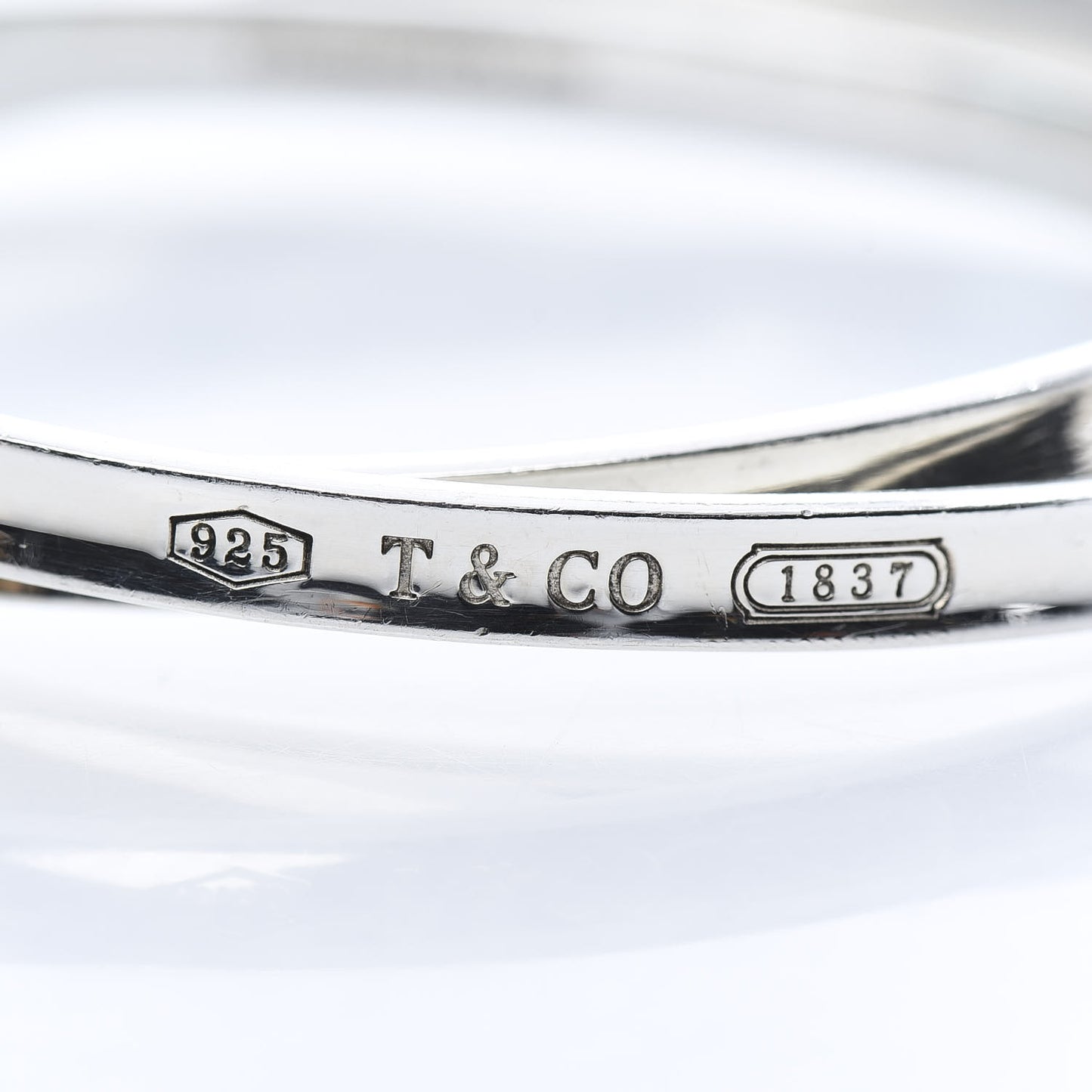Sterling Silver 1837 Interlocking Bangle Bracelet