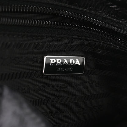 Prada Re-Nylon Saffiano Pouch Wristlet Black 6 of 8