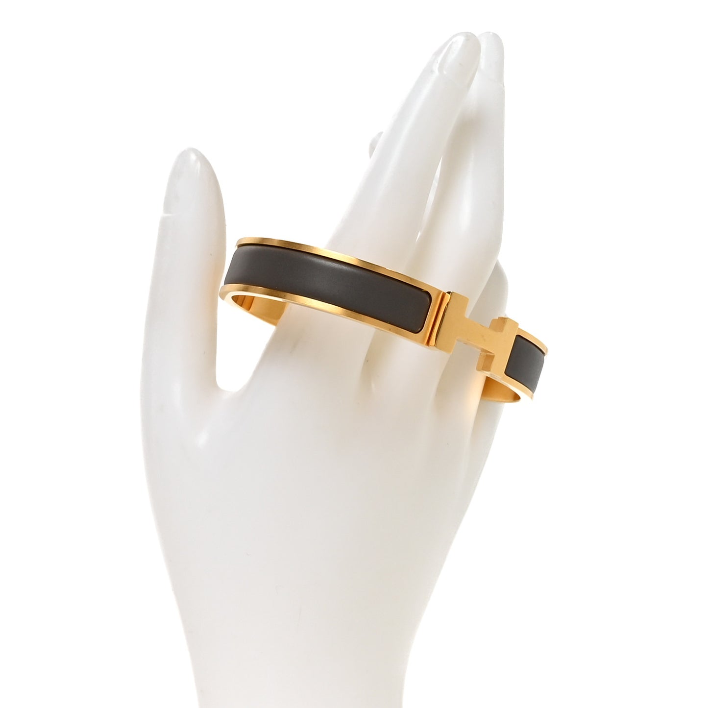 Matte Enamel Narrow Clic Clac HH Bracelet T5 Etain