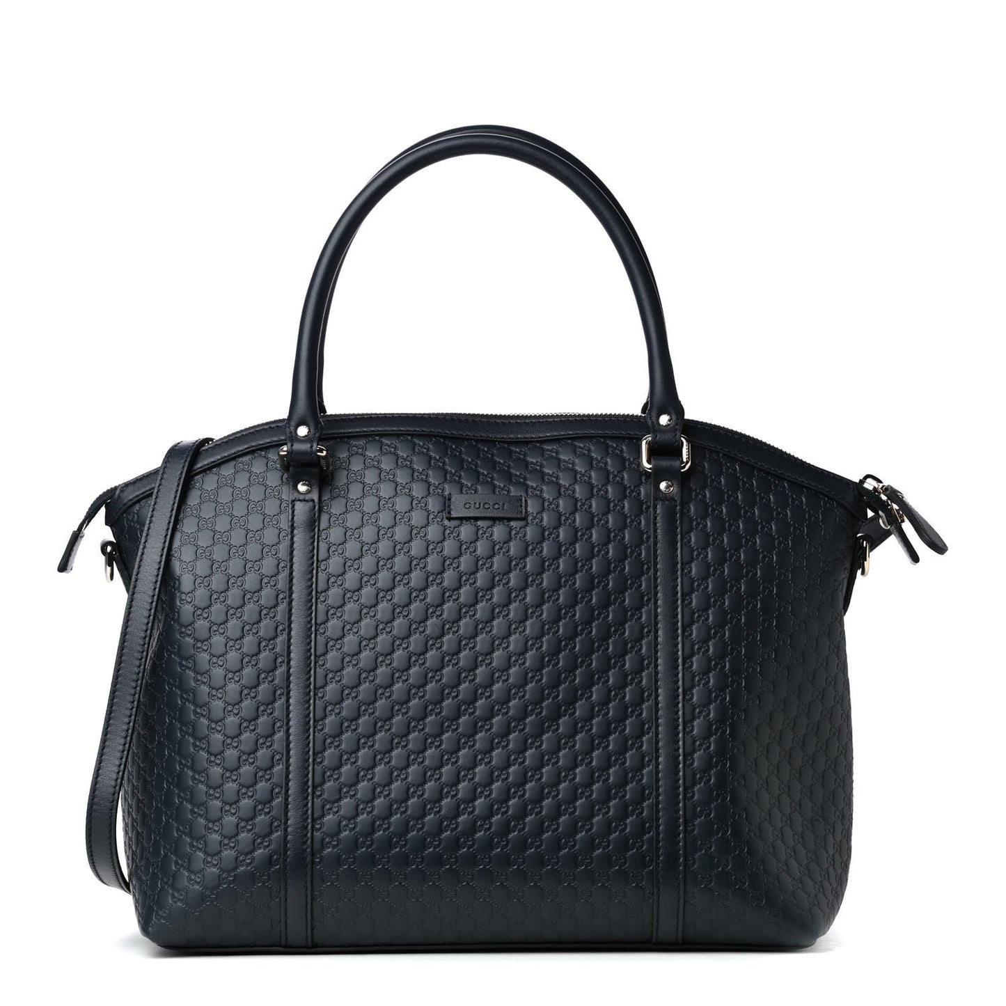 Soft Microguccissima Dome Satchel Navy