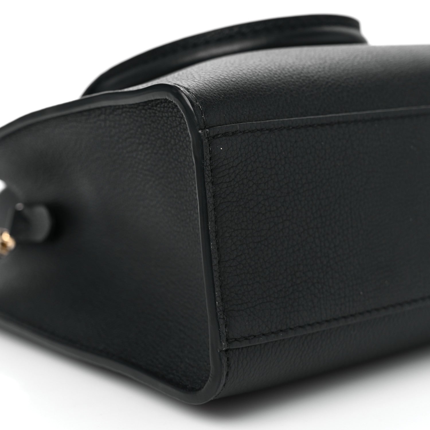 Louis Vuitton Calfskin Lock & Go Tote Black 8 of 9