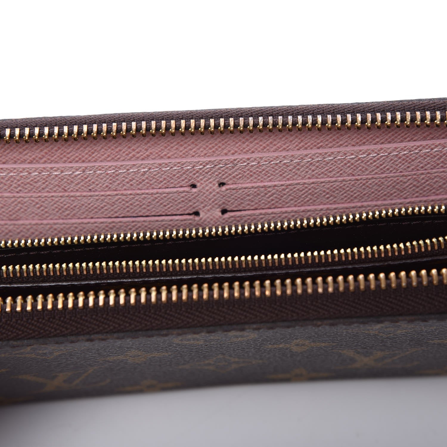 Louis Vuitton Monogram Clemence Wallet Rose Ballerine 10 of 12