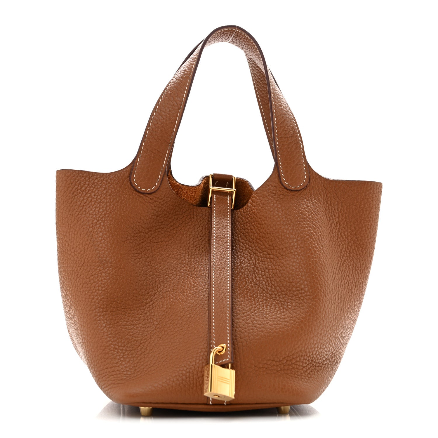 Hermes Taurillon Clemence Picotin Lock 18 PM Gold 1 of 11