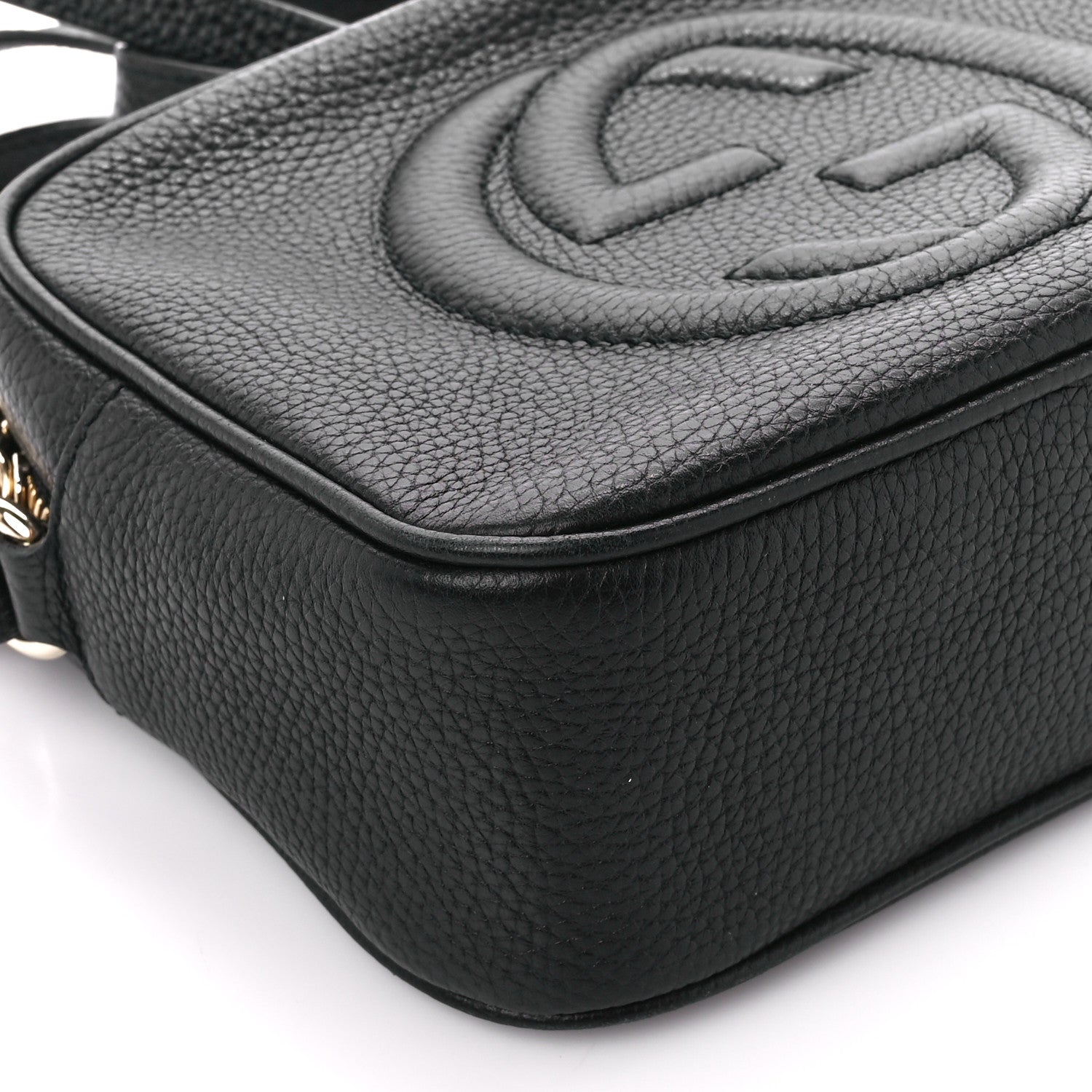 Gucci Pebbled Calfskin Small Soho Disco Bag Black 10 of 11