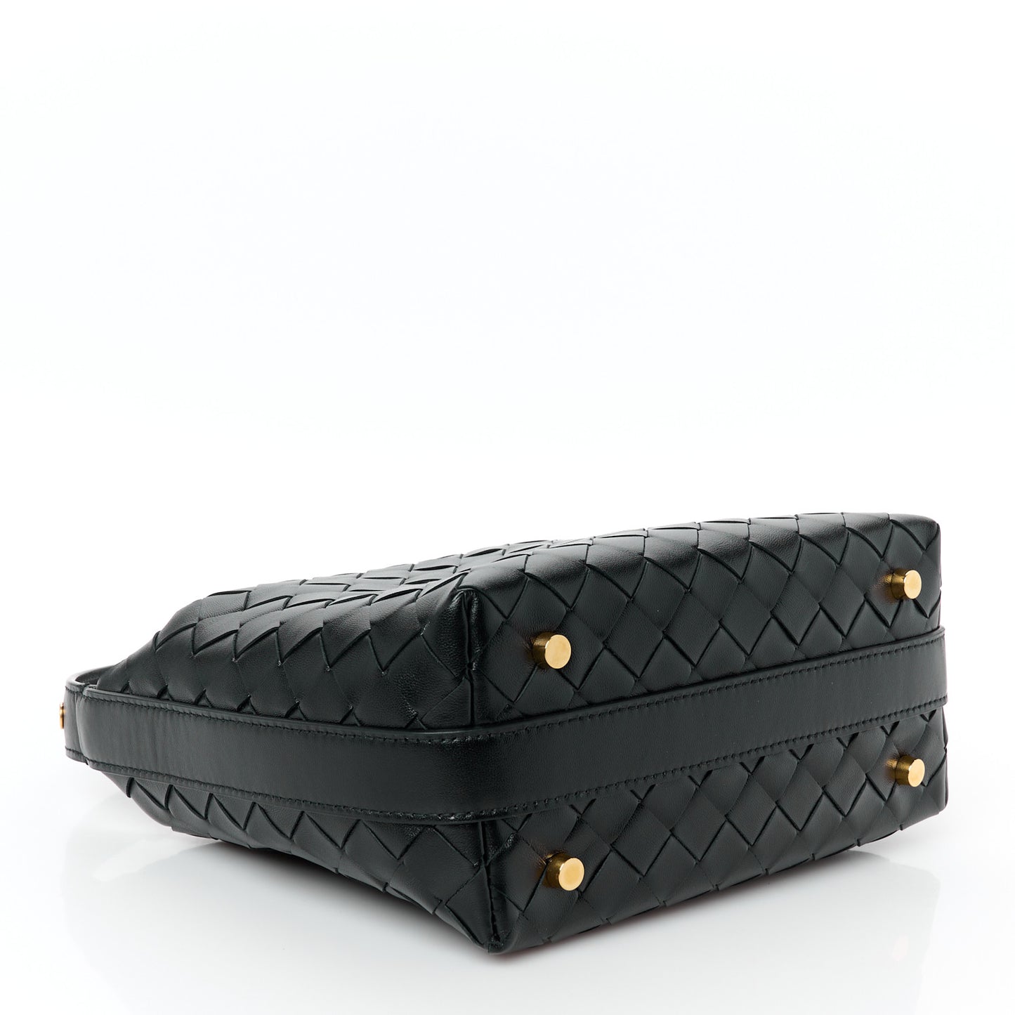 Calfskin Nappa Intrecciato Mini Wallace Black
