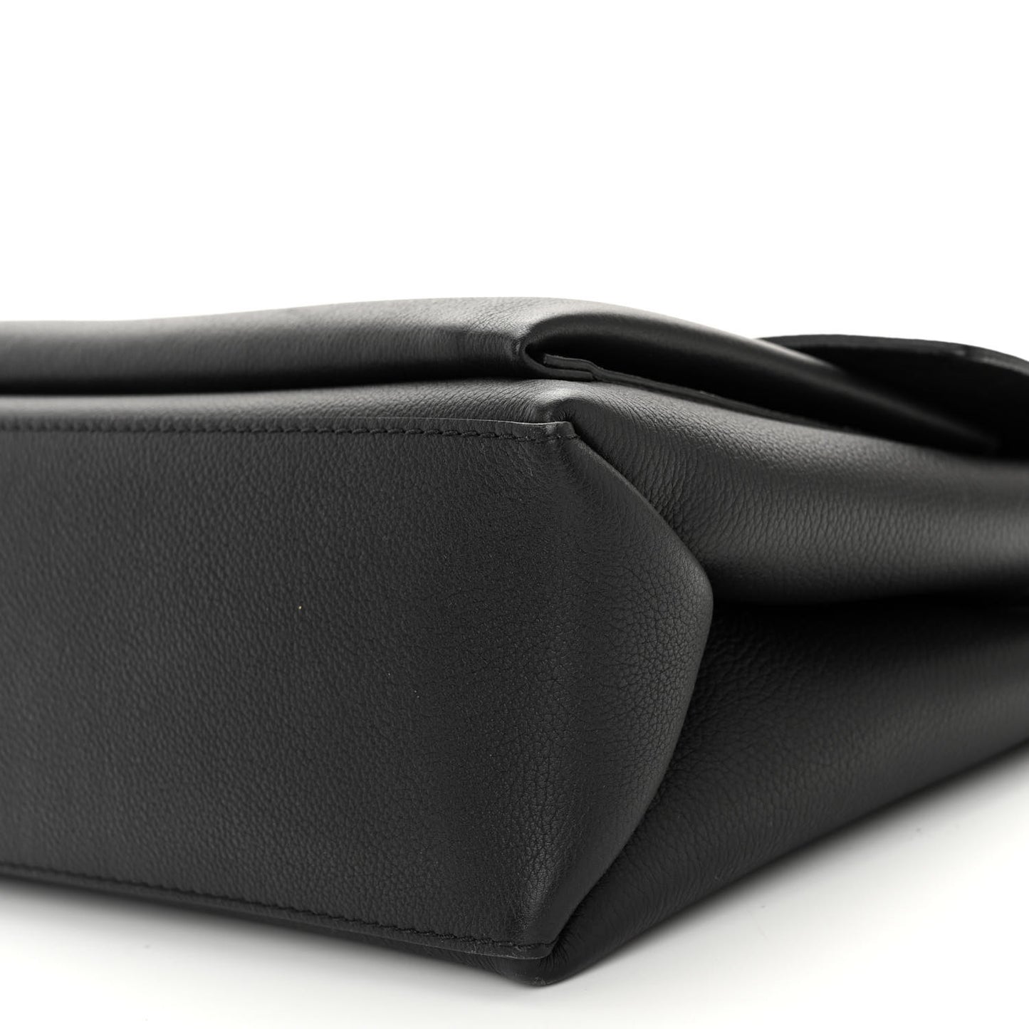 Soft Calfskin My Lockme Top Handle Black