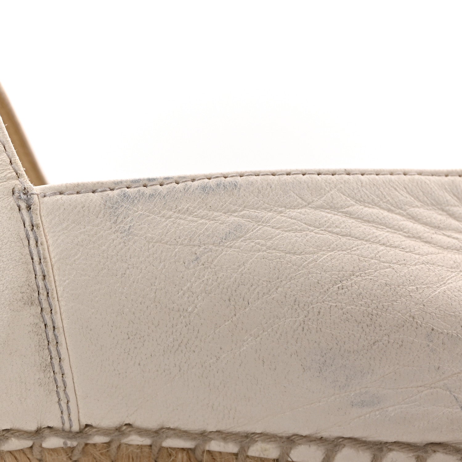 Chanel Lambskin CC Espadrilles 40 White 14 of 16