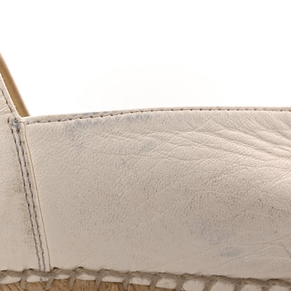 Chanel Lambskin CC Espadrilles 40 White 14 of 16