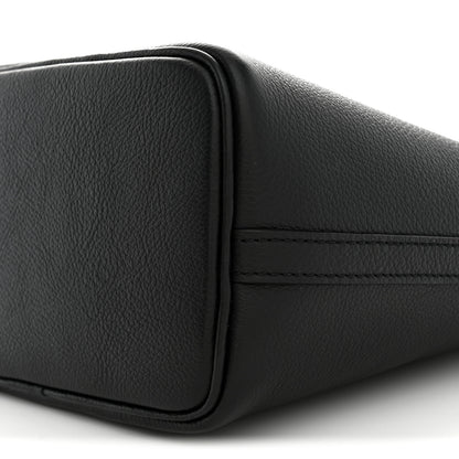 Louis Vuitton Calfskin Lock and Walk Bucket Black 9 of 10