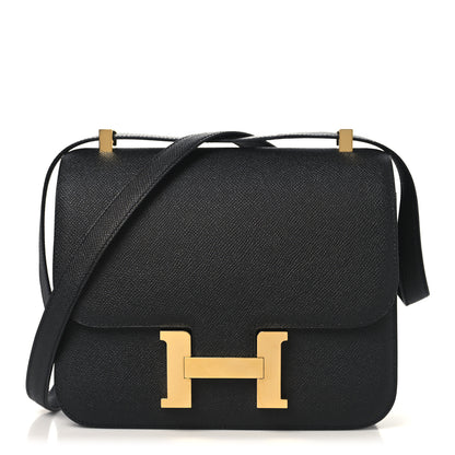 Hermes Epsom Horseshoe Constance 24 Black 1 of 10