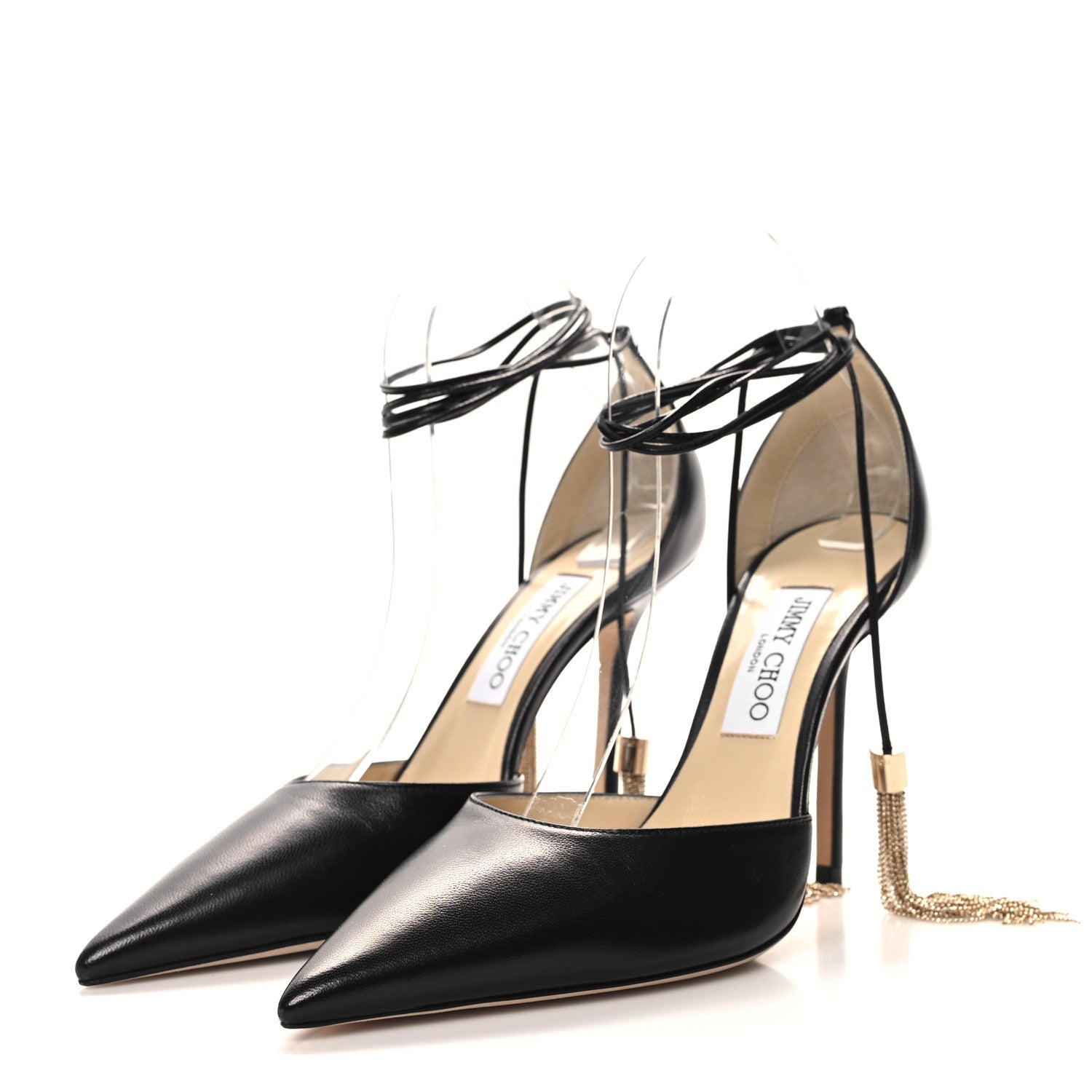Jimmy Choo Nappa Eris 100 Pumps 39.5 Black 3 of 7