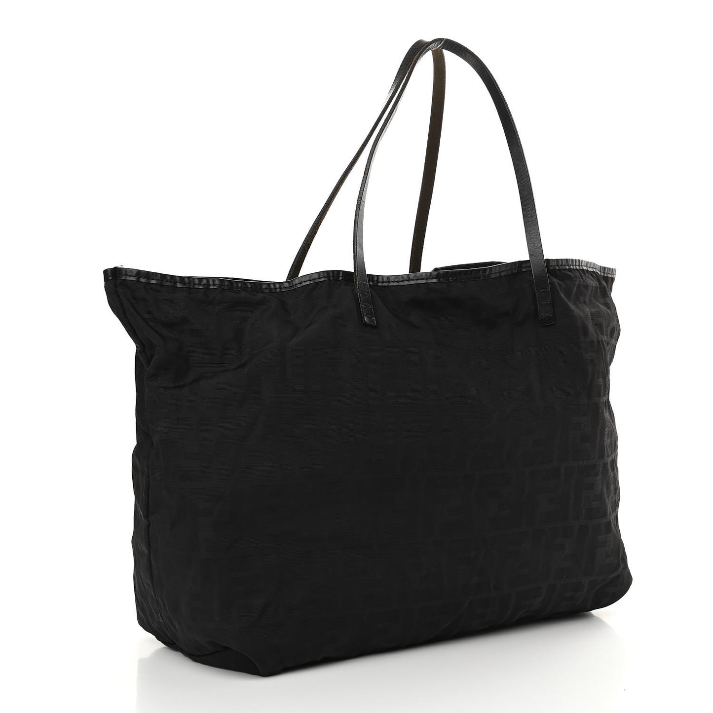 Nylon Zucca Medium Roll Tote Black