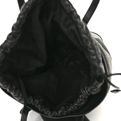 Saint Laurent Linen Canvas Teddy Shopping Bag Black 7 of 16