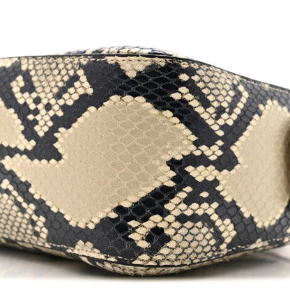 Khaite Calfskin Python Embossed Simona Shoulder Bag Natural 9 of 9