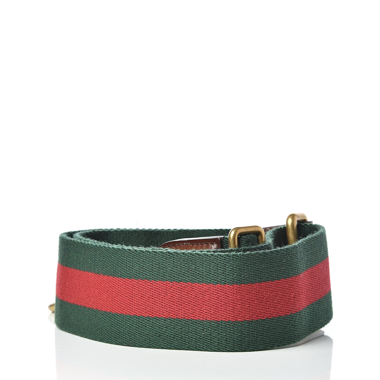 Canvas Web Shoulder Strap Green Red