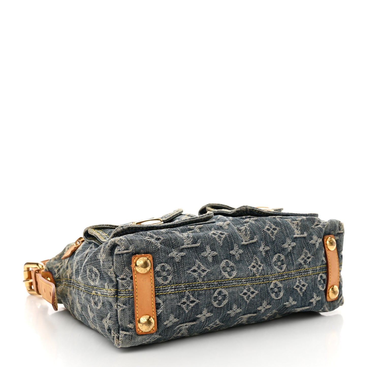 Monogram Denim Baggy PM Blue