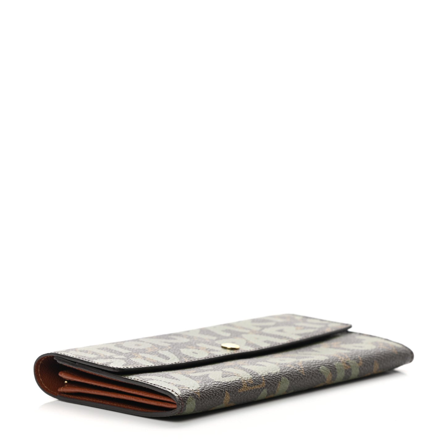 Monogram Graffiti Porte-Monnaie Wallet Kaki