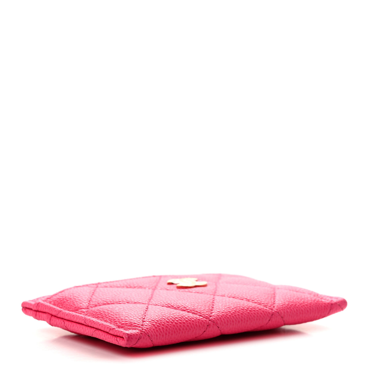 Chanel Caviar Quilted Card Holder Fuchsia 4 of 9