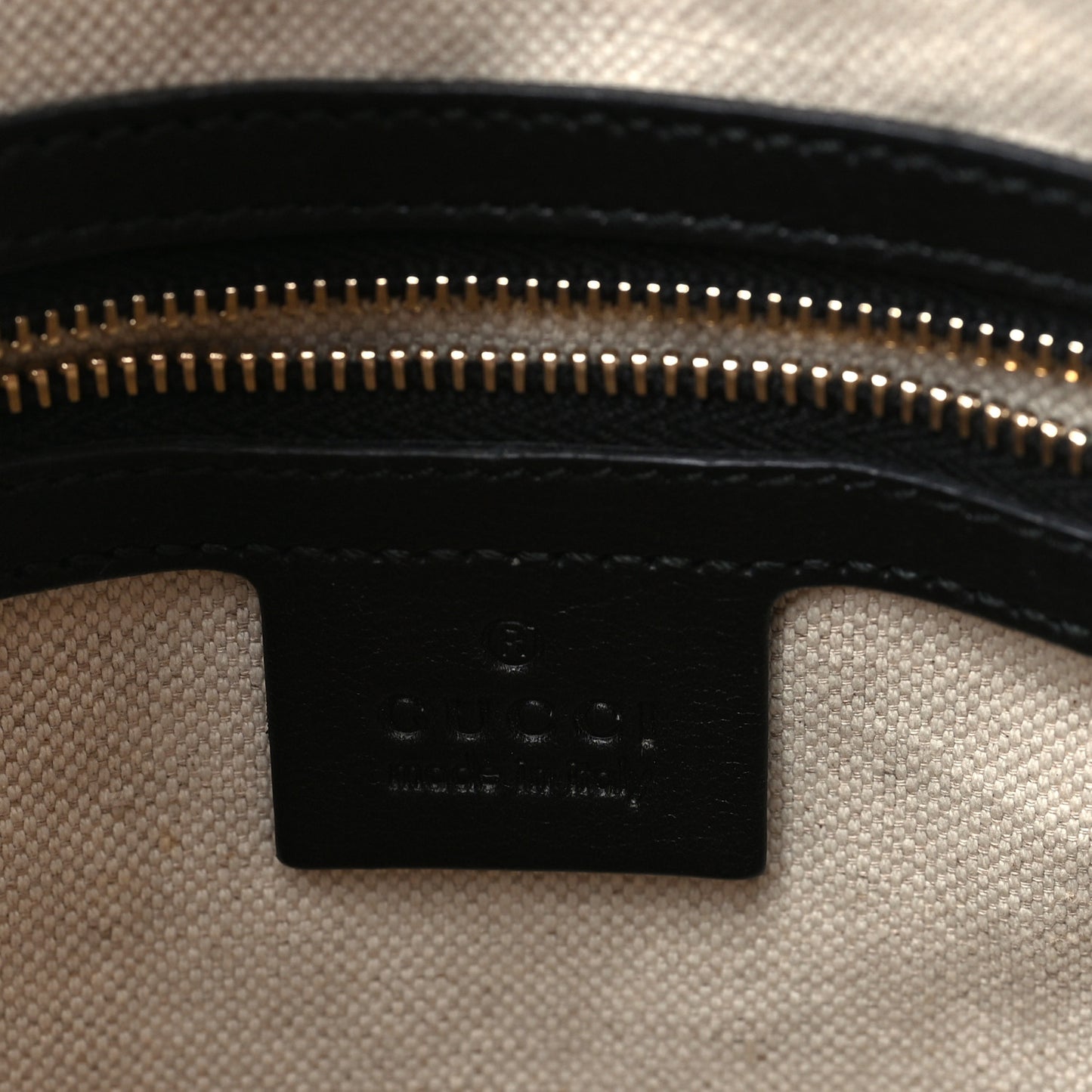 Patent Microguccissima Small Nice Top Handle Dome Bag Black