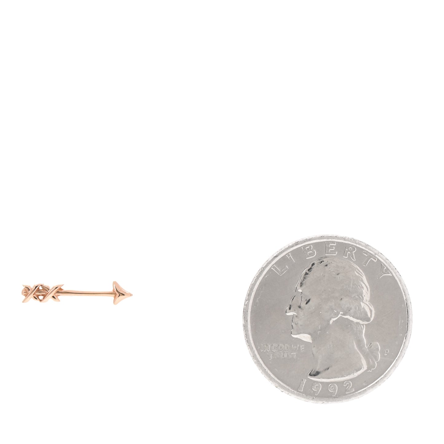 18K Rose Gold Paloma's Graffiti Arrow Single Earring