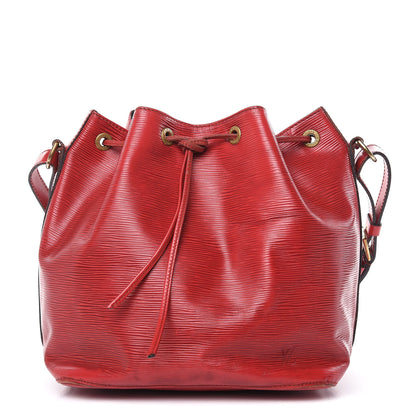 Louis Vuitton Epi Petit Noe Red 1 of 23