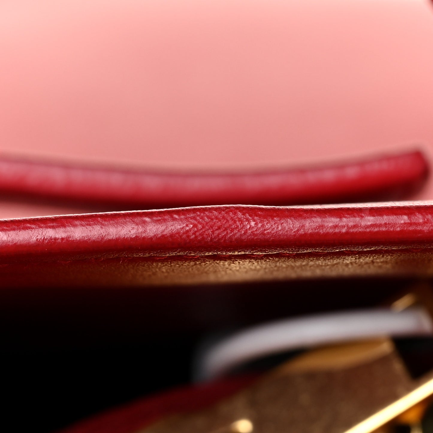 Calfskin Small Sac De Jour Lipstick Red