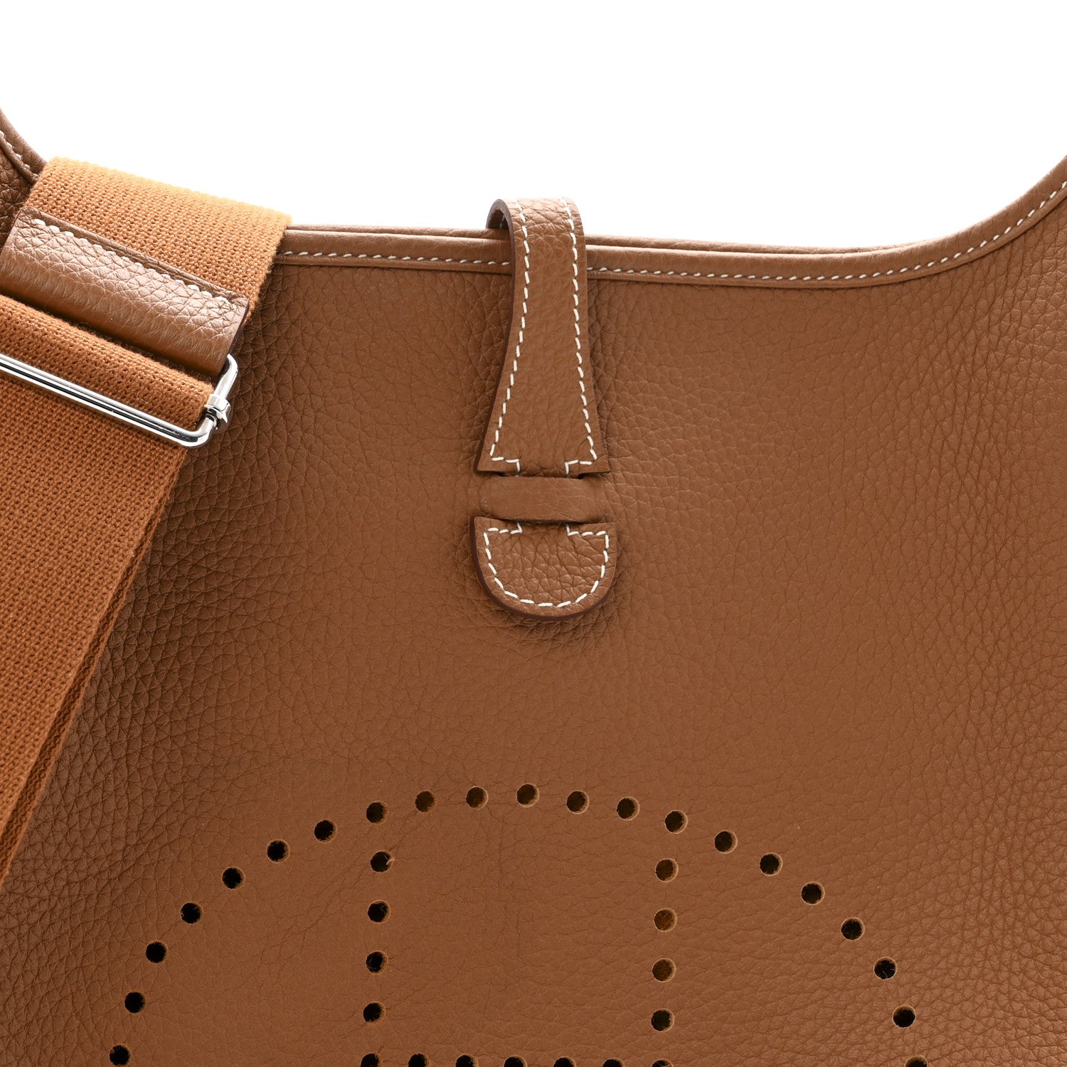 Hermes Taurillon Clemence EVELYNE III PM Gold 8 of 13