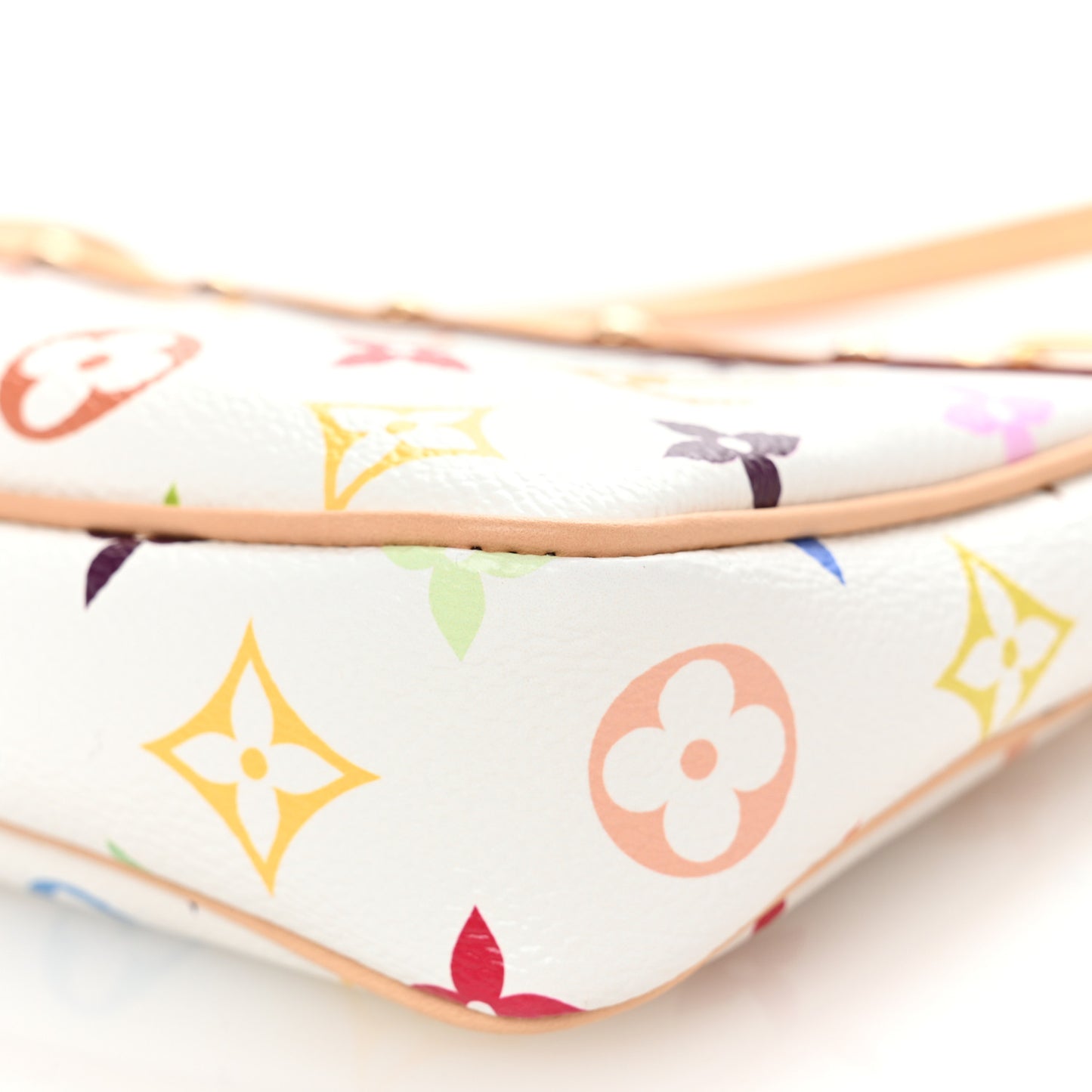 LV X TM Monogram Multicolor Pochette Accessories White