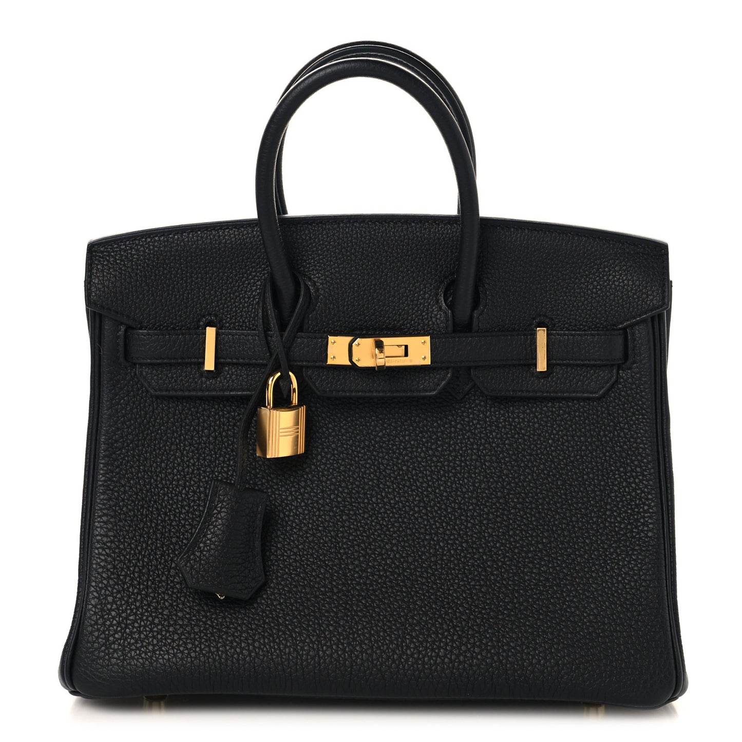 Togo Birkin 25 Black Black