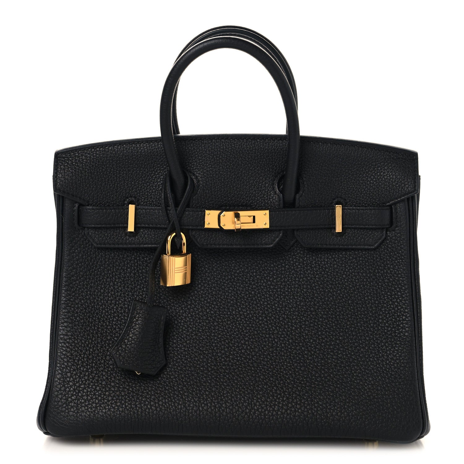 Hermes Togo Birkin 25 Black Black 1 of 12