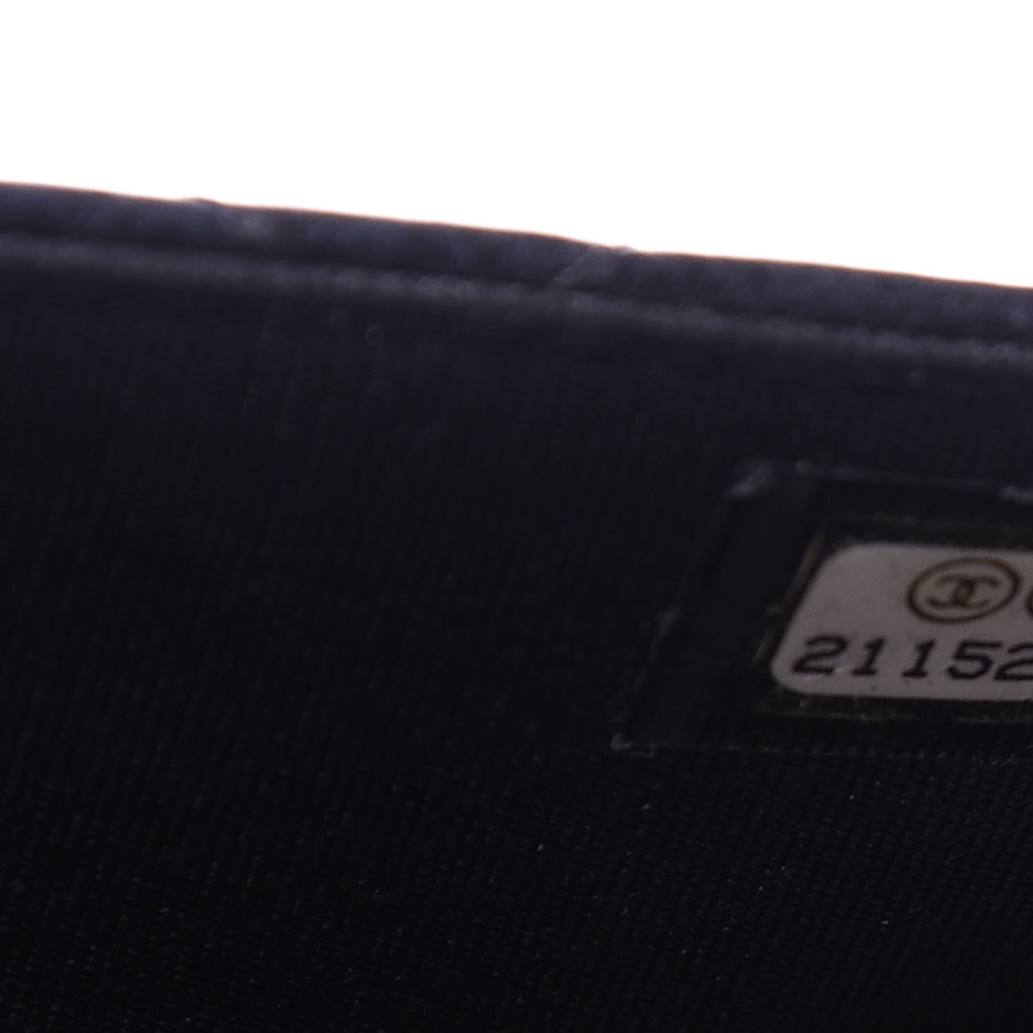 Chanel Metallic Calfskin Quilted Boy Wallet On Chain WOC Navy Blue 10 of 13