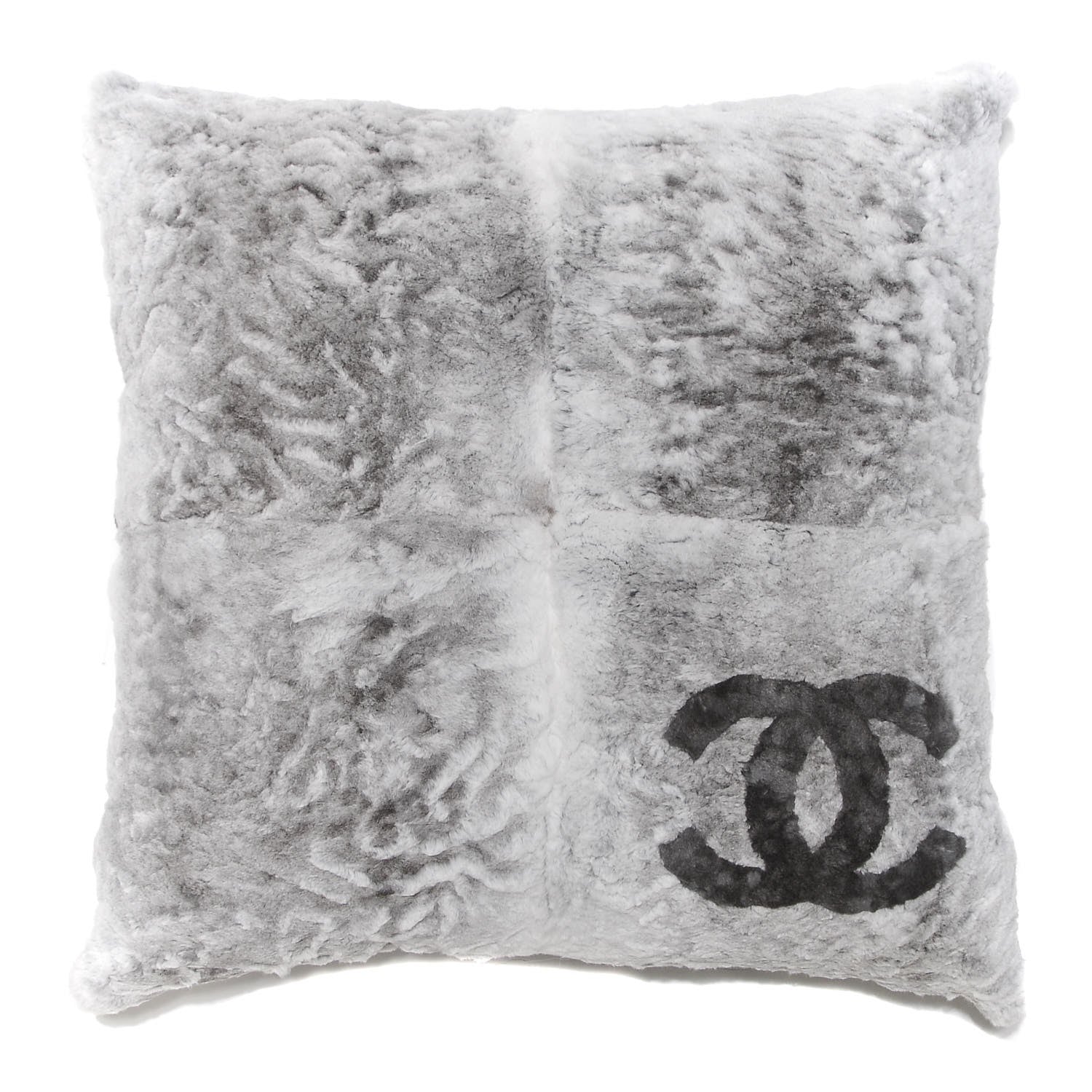 Chanel Orylag Cashmere CC Pillow Grey 1 of 6